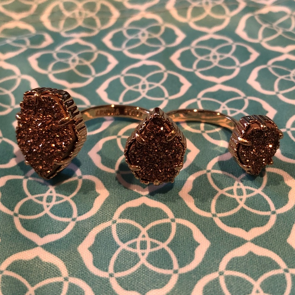 Kendra Scott Naomi rose gold plated ring